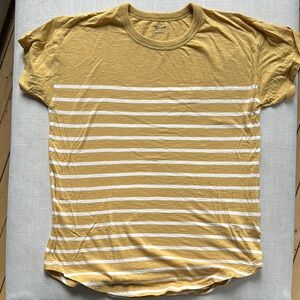 Madewell Yellow Striped T-shirt